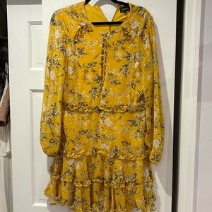 Yellow floral mini